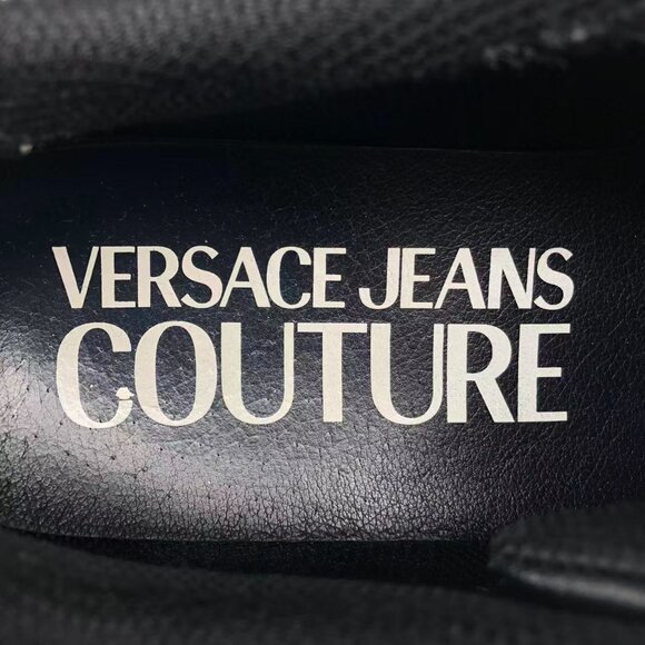 Versace Jeans Collection Black and Gold Sneakers - Picture 8 of 9